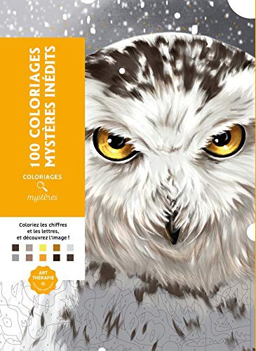 Couverture : 100 coloriages mystères inédits