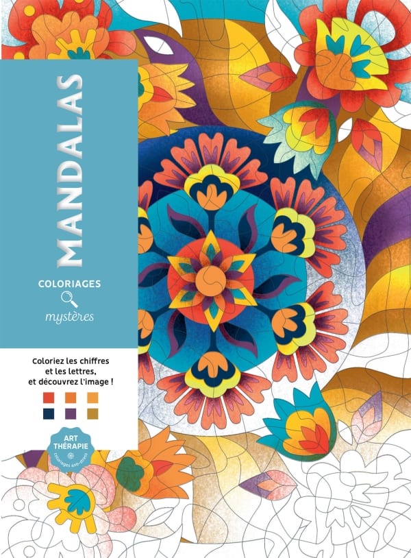 Couverture : Coloriages mystères : mandalas