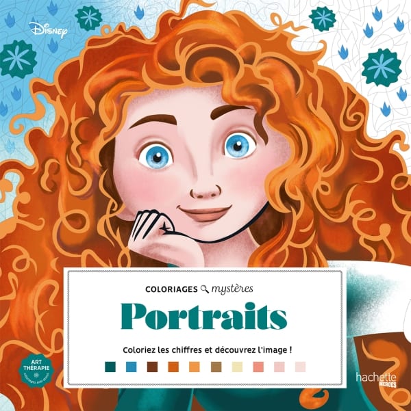 Couverture du livre Coloriages mystères : portraits