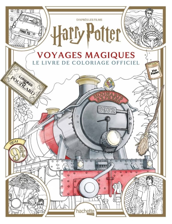 Couverture du livre Voyages magiques Harry Potter