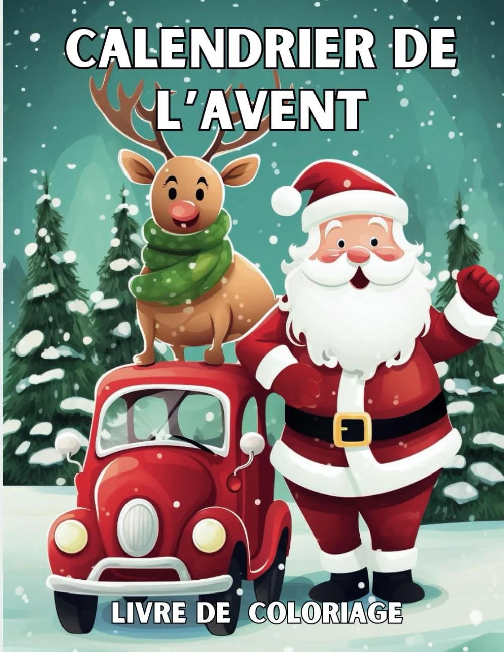 Chemin Féerique de Noël de Noémi Gayon Couverture du livre Chemin Féerique de Noël, livre de coloriage de Noémi Gayon