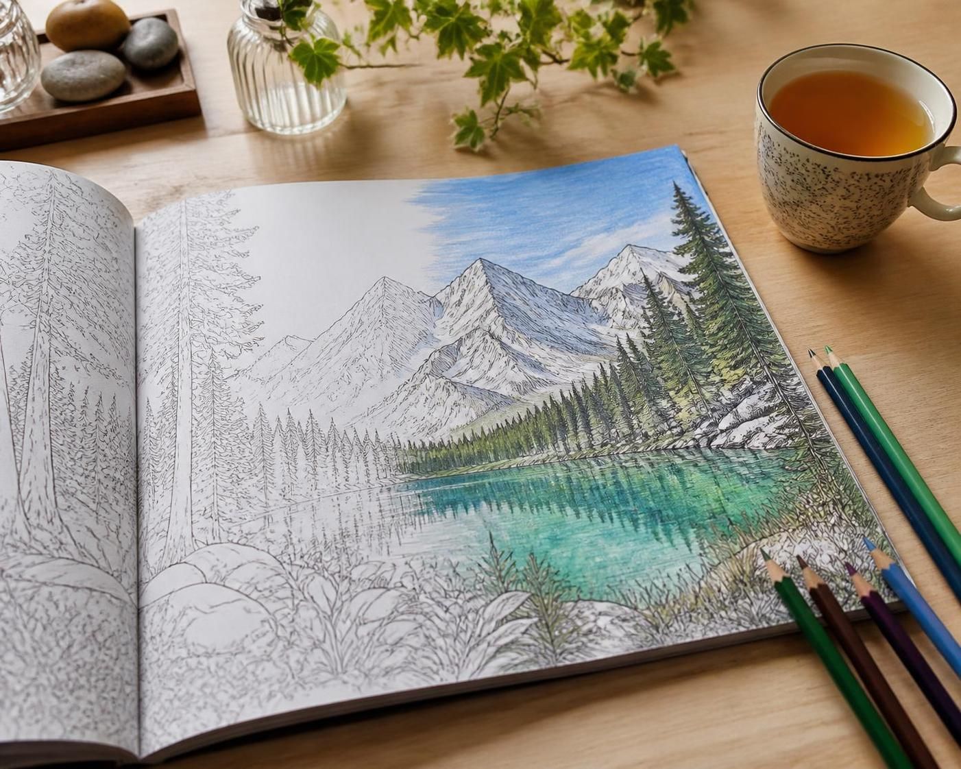 Coloriage adulte paysage : les plus beaux carnets pour voyager sans bouger 2 découvrez notre sélection des plus beaux carnets de coloriage adulte sur le thème des paysages, pour voyager et vous détendre sans quitter votre maison.