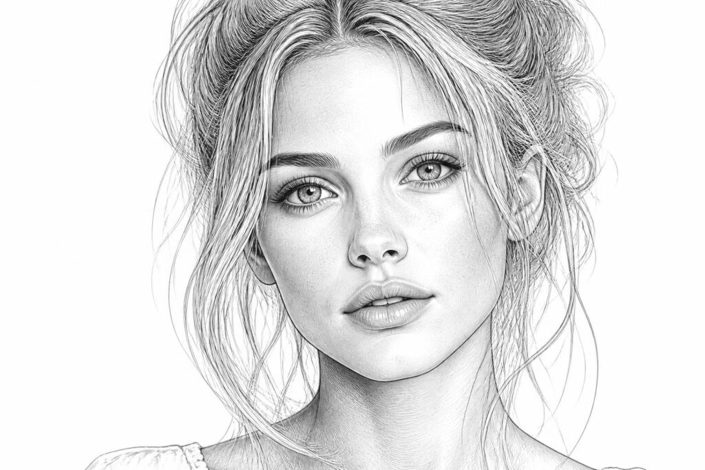 découvrez le coloriage adulte portrait de femme, un style créatif et tendance qui séduit de plus en plus. laissez libre cours à votre imagination et détendez-vous en coloriant des visages expressifs et élégants.